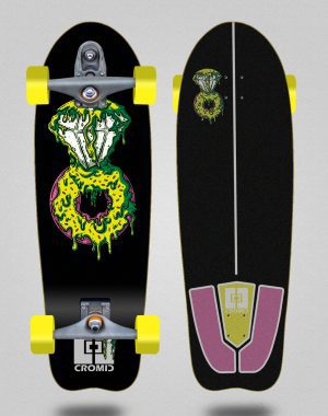 Cromic surfskate T12 trucks Donat yellow 31 fish